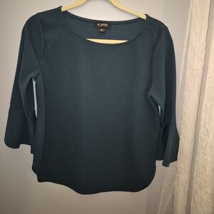 A. Byer Forest Green Top